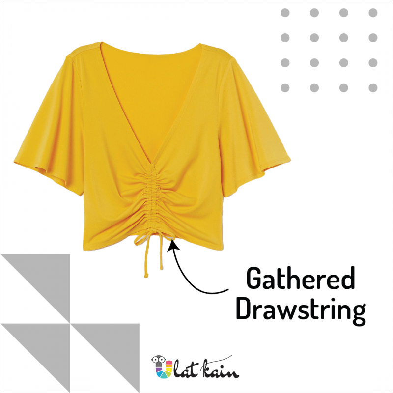 Jacket Drawstring Tutorial Tutorial: Gathered Drawstring – Ulat Kain